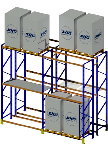 Rack Industrial Estantería Para Almacenaje En Paletas