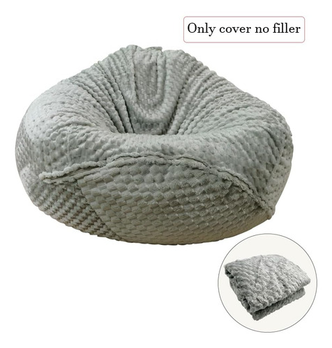 Huamengoo Soft Bean Bag Silla Cover No Sofá De Relleno De De