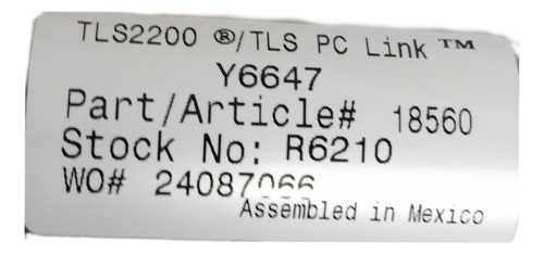 Cinta Monocromática Negra Tls2200