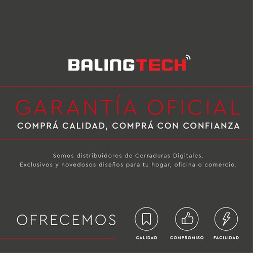 Caja Fuerte Con Huella Digital Balingtech Saf01 Negro