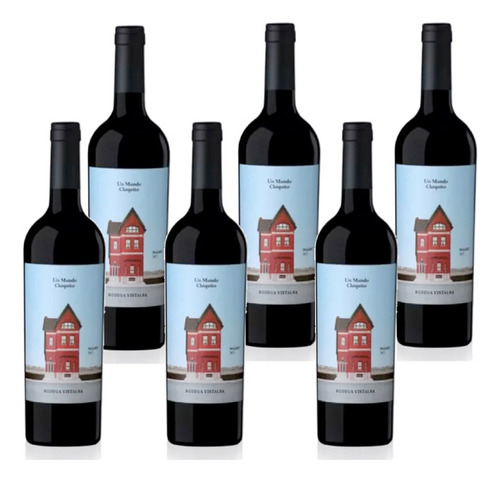 Vino Un Mundo Chiquito Malbec Caja X 6 Un - Vistalba