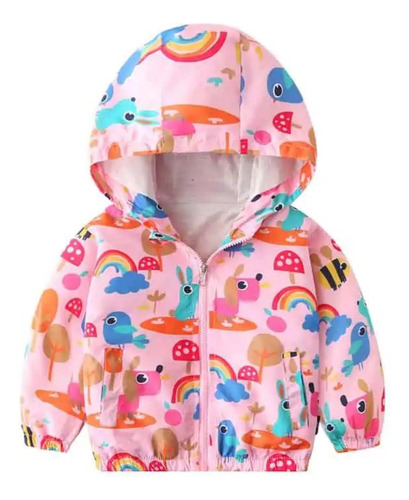 Chaqueta Cortaviento Impermeable Niña Y Bebé Jump Kids