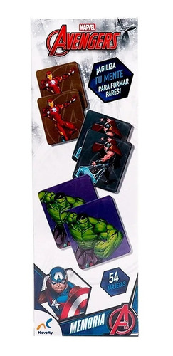 Juego De Mesa Memoria Avengers Mod.jca-1485 Novelty®