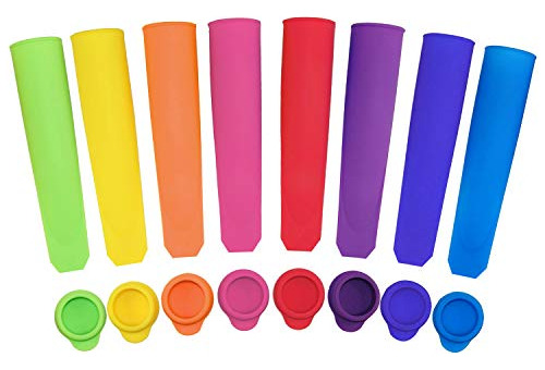 Ouddy Moldes Para Paletas, Paquete De 8 Multicolores Para Ha