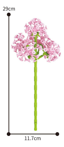 Ramo De Flores Artificiales, Bloque De Construcción 227pcs