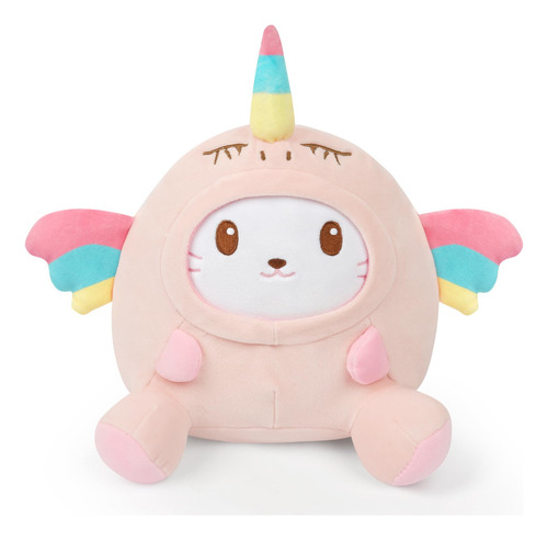 Jiajegtgt Juguete De Peluche De Gato Kawaii De 8 Pulgadas, .