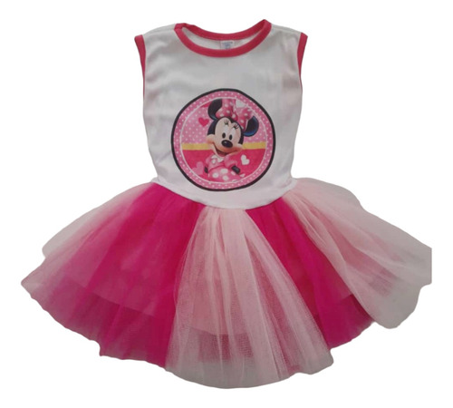 Disfraz Vestido Tutu Minnie Mouse Excelente