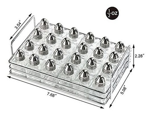 Salero Y Pimentero Mini Con Soporte, Set De 24