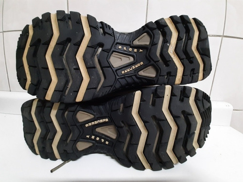 Tênis Skechers Sport Trilha Camurça Verde Oliva 44 Pouco Uso