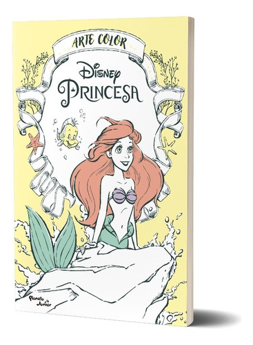 Princesa Arte Color Con Frases - Disney (libro) - Nuevo