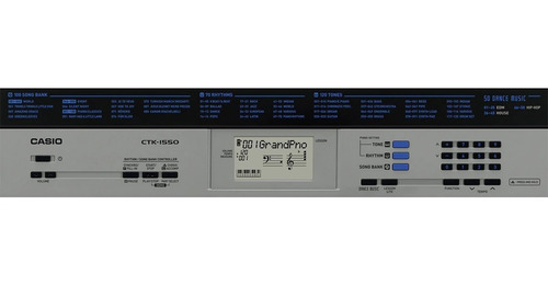Teclado Digital Musical Casio Ctk1550 Lançamento Com Fonte