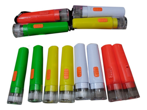 Lanterninha Chaveiro Led Kit 100 Unid Lanterna Brinde Colors