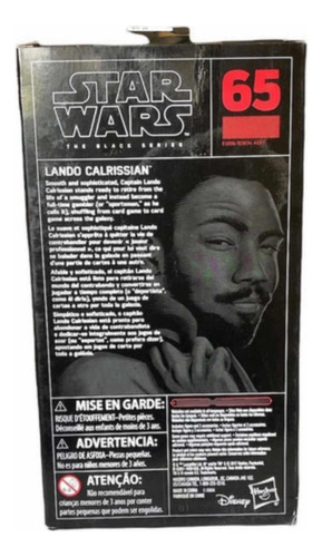 Figura Stars Wars Lando Calrissian The Black Series 110k