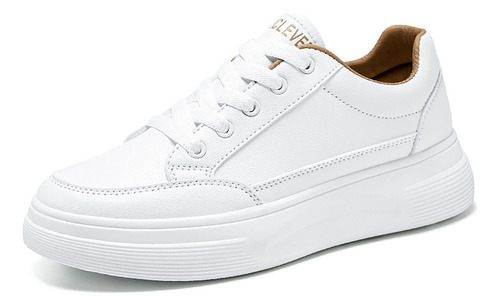 Zapatos Casuales Blancos Cómodos Y Elegantes Para Mujer