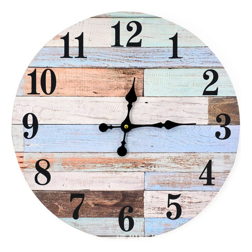 Reloj De Madera Personalizado De Granja Rural Europea Transf