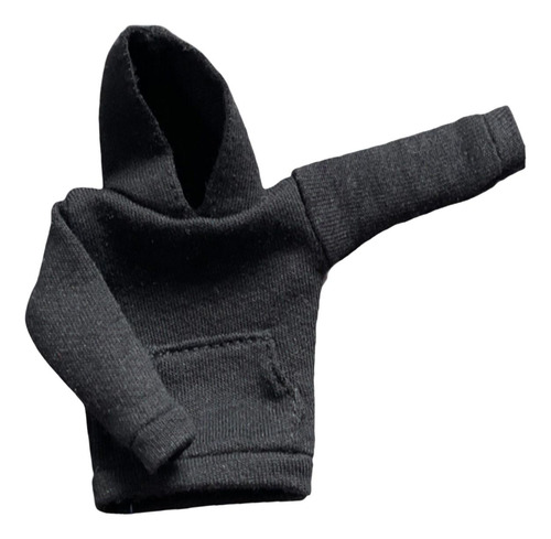 Sudadera Con Capucha De Tela En Miniatura A Escala 1/12 Para