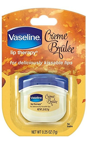 Lip Therapy De Vaseline, Creme Brulee De 0,25 Oz (paquete De