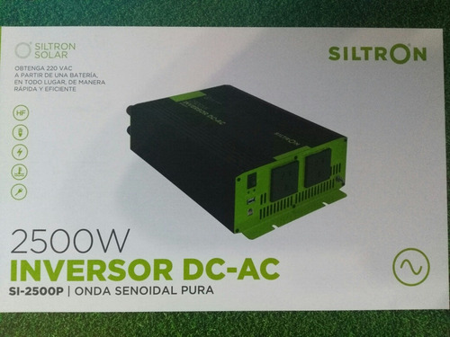 Imagen 1 de 9 de Inversor Conversor Senoidal 2500w 12v A 220v Siltron C/usb