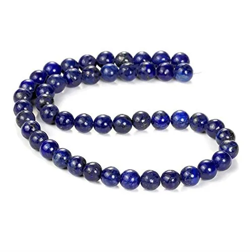 45 Cuentas De Lapislázuli De 8mm Para Hacer Joyas - Diy