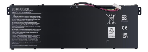 Yxkc Ac14b8k Batería P/ Portátil Acer Chromebook Cb3-111