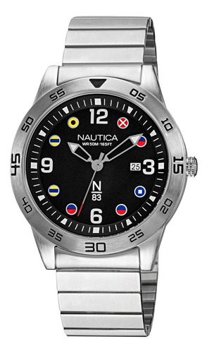 Reloj Nautica Moda Modelo: Nappas102 Correa Gr Gr Ac Ac An