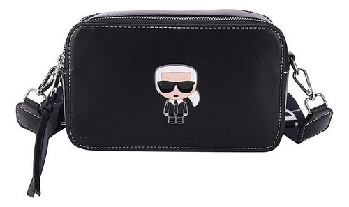 Eaeovni Bolso Bandolera De Cuero Karl Lagerfeld Nuevo