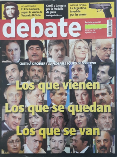 Revista Debate Cfk Y Su Equipo De Gobierno