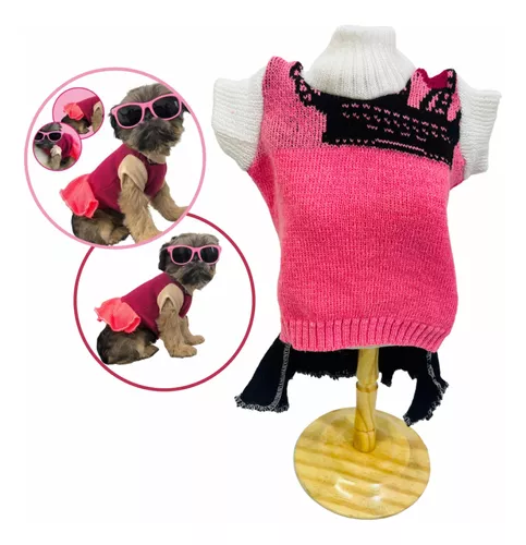 Roupa Roupinha Pet Para Cachorro Vestido Barbie Com Guia