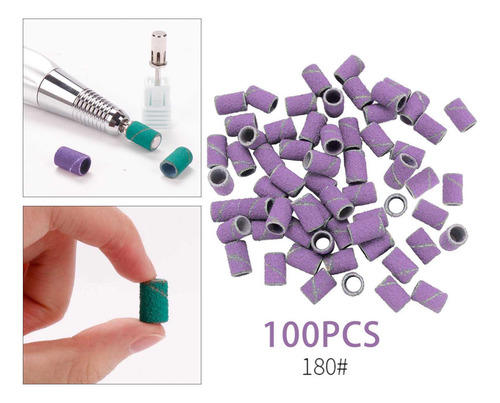 3 Bandas De Lijado Profesional 100 Piezas Para Manicura