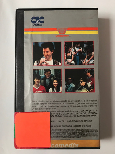 Vhs Ferris Bueller Day Off Un Experto En Diversiones Matthew (Usado)