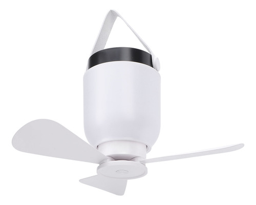 Ventilador De Techo Recargable Con Control Remoto Led Silenc