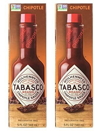 Salsa Tabasco Chipotle Ahumado Rojo Pimiento Jalapeño, 5 Oz 