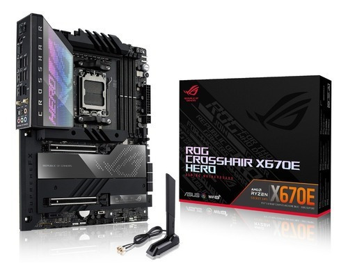 Motherboard Asus Rog Crosshair X670e Hero Am5 Ryzen Ddr5 