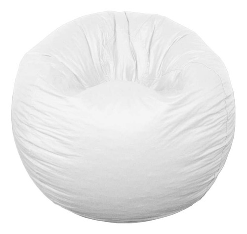 Puff redondo blanco
