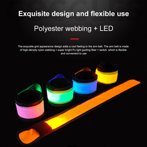 Pulsera Led Con Luz Led, 7 Unidades, Brazaletes For Fiestas