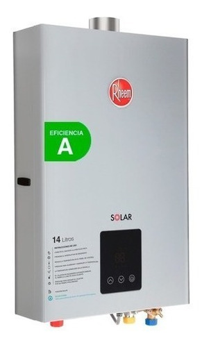 Calefont 14l Modulante Digital Rheem Tiro Forzado G Natural Color Gris Tipo De Gas Gn