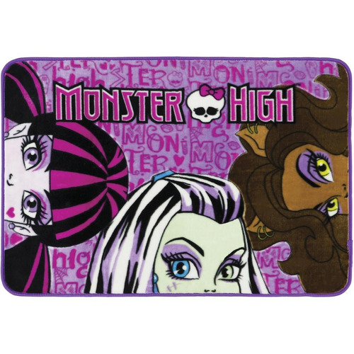 Imagem 1 de 1 de Tapete Monster High Rashel Toque Super Macio - Jolitex