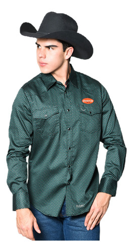 Camisa Vaquera Mcallen Hombre Manga Larga