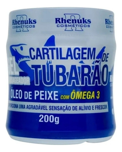 Gel Cartilagem De Tubarão 200g - Rhenuks