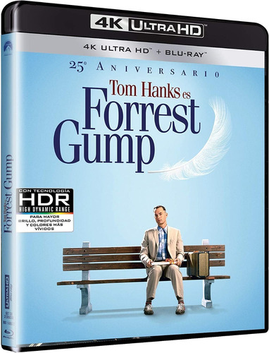 Forrest Gump [25 Aniversario] | 4k Ultra Hd + Blu Ray 