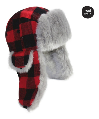 Imagen 4 de 9 de Gorro Nieve Ski Snow Alto Frío Aviador Outdoors Ruso Orejera