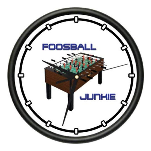 Signmission Foosball Wall Clock Table Sport College Gift, Be