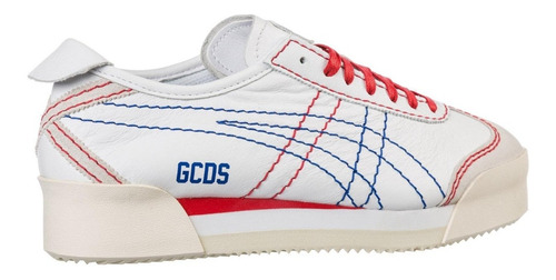 Asics Onitsuka Tiger Mexico 66 Gcds Blancas Azul Y Rojo