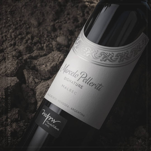 Imagen 2 de 10 de Vino Marcelo Pelleriti Signature Malbec 750ml. - Envíos