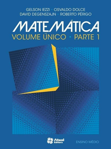 Livro Matemática - Volume Único
