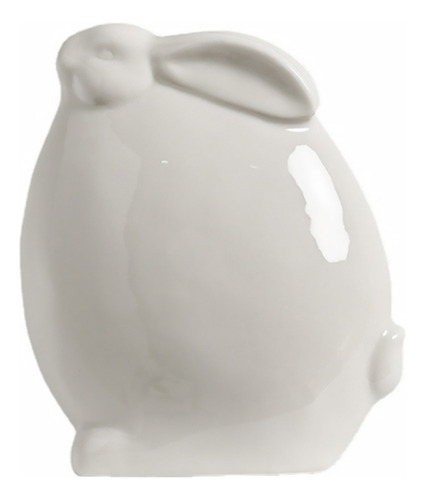 Adorno De Escritorio De Porcelana Con Forma De Conejo De Cer