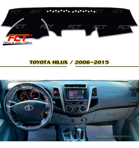 Cubre Tablero Premium / Toyota Hilux / 2008 2009 2010 2015