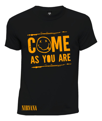 Camiseta Rock Grunge Come As You Are Nirvana