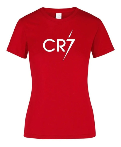 Playera Casual Cr7 Moda Cristiano Futbol Manch Comoda Mujer