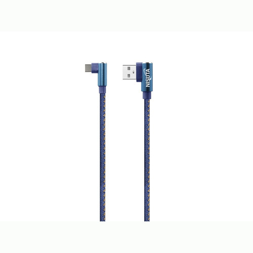 Cable Usb A Usb C De 1m 2.4a A 90° Malla De Tela Nscausc1j